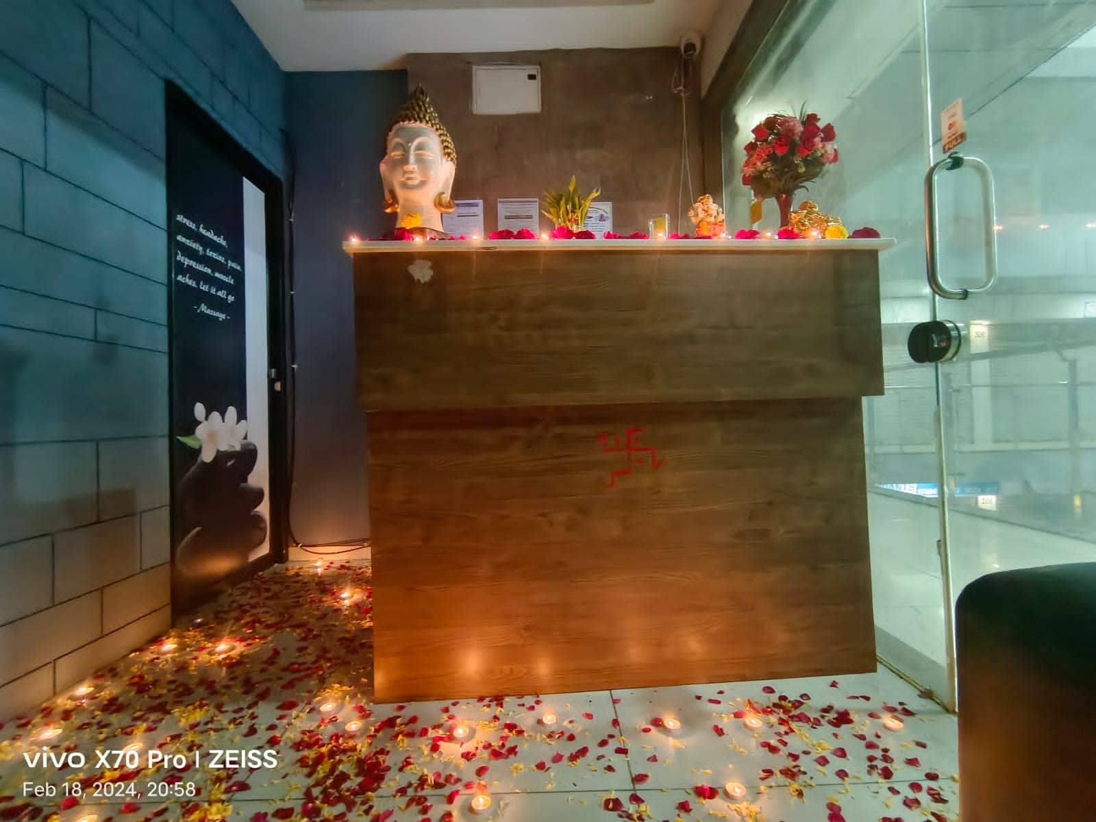 Spa reception